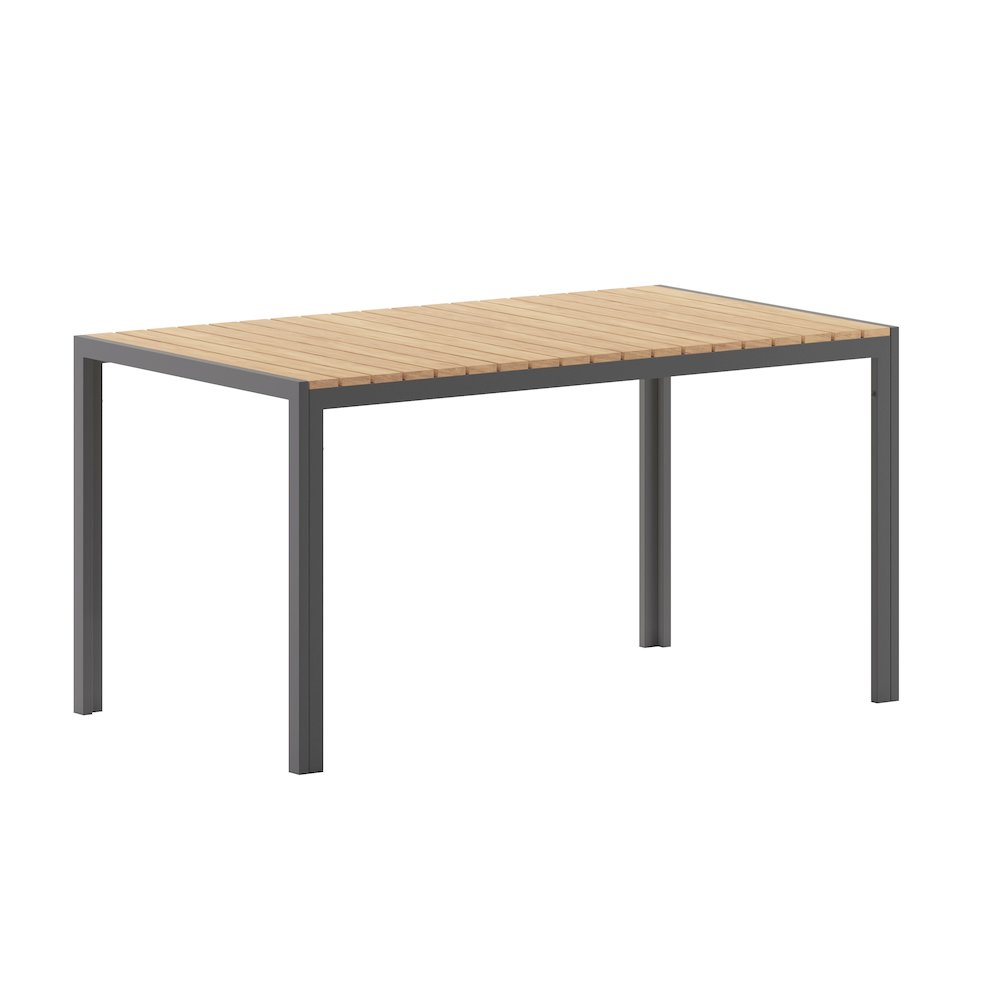 Modern Commercial Grade 55″ x 31″ Patio Dining Table