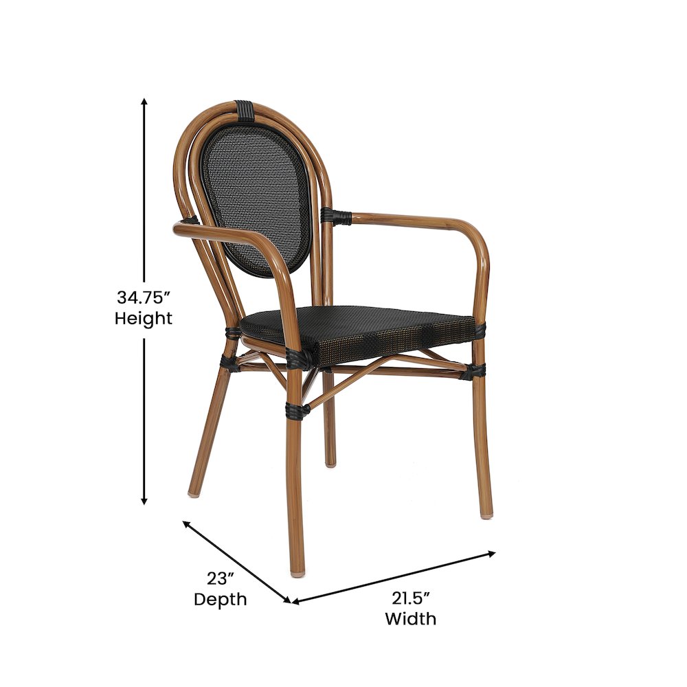 Classic Commercial Grade Indoor/Outdoor Bistro Chair