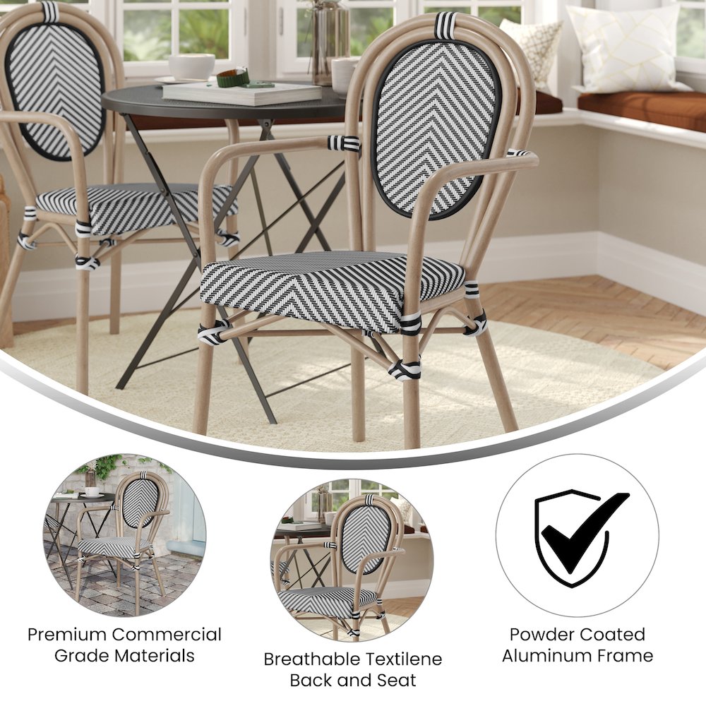 Black & White/Light Natural Frame