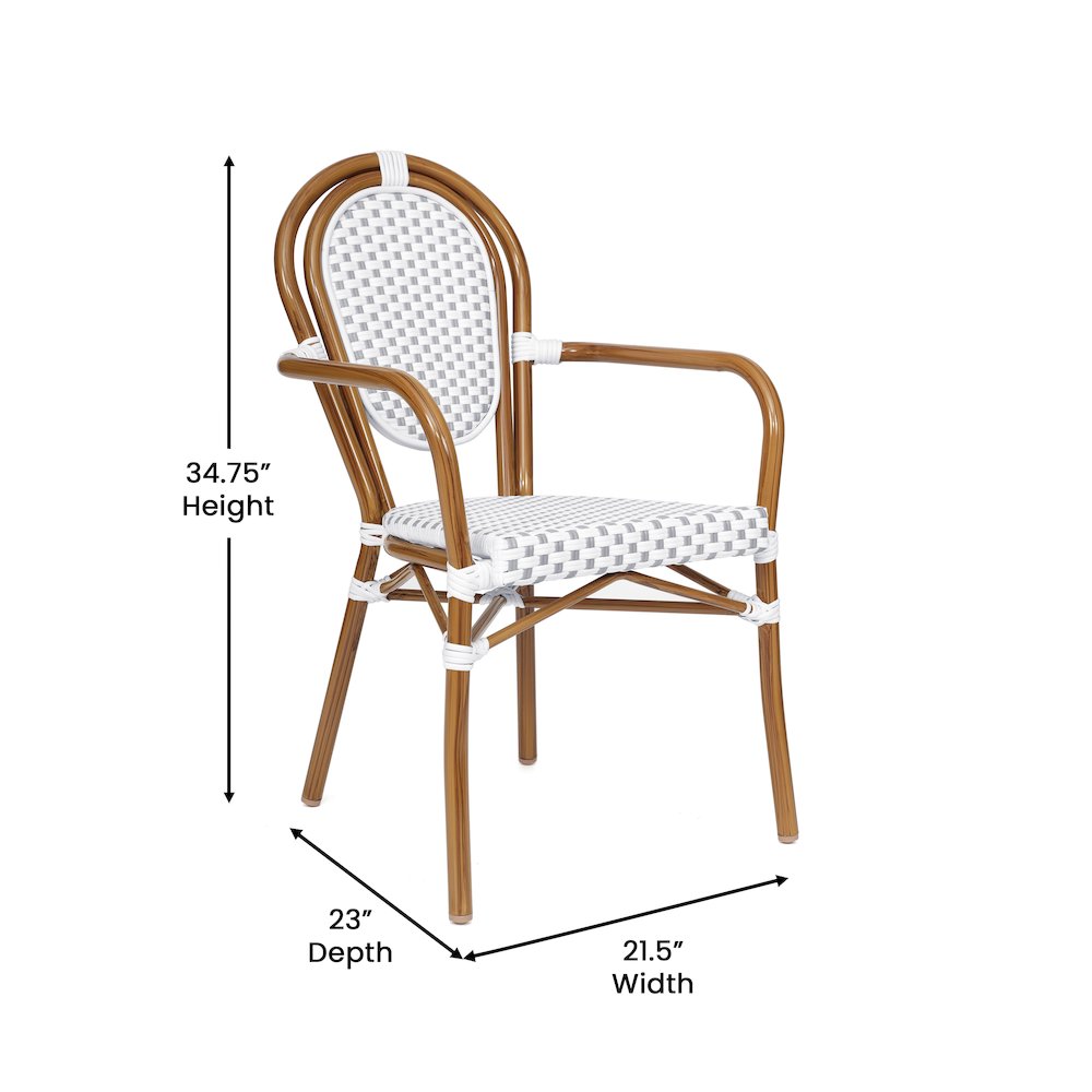 Classic Commercial Grade Indoor/Outdoor Bistro Chair