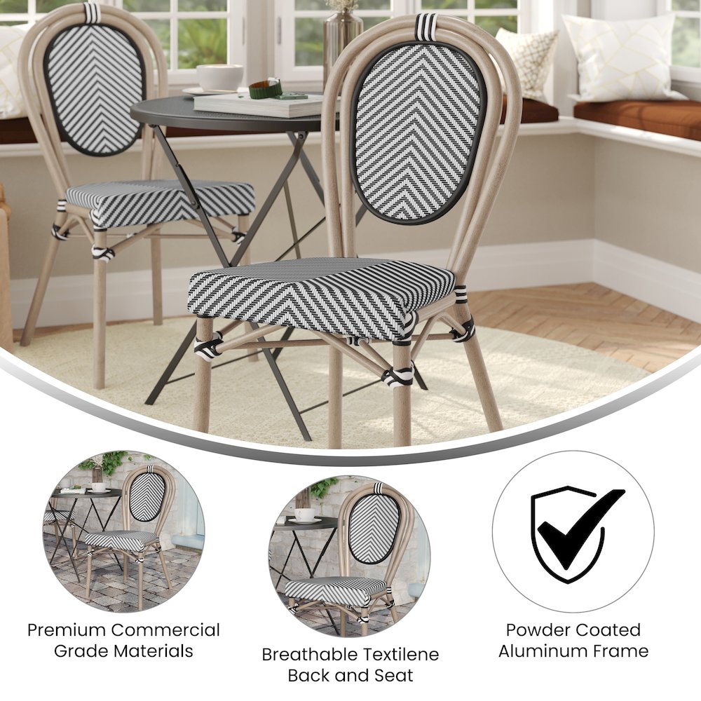 Black & White/Light Natural Frame