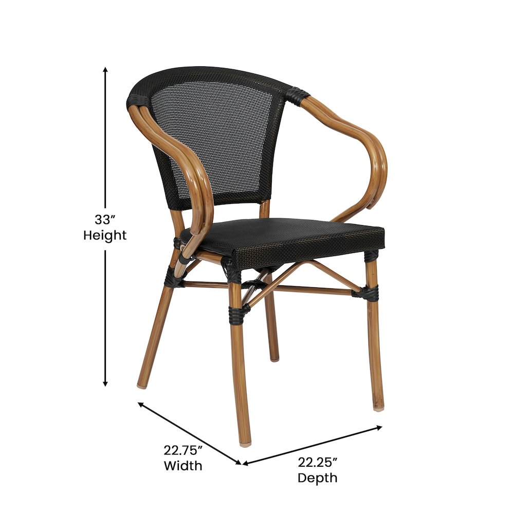Classic Commercial Grade Indoor/Outdoor Bistro Chair