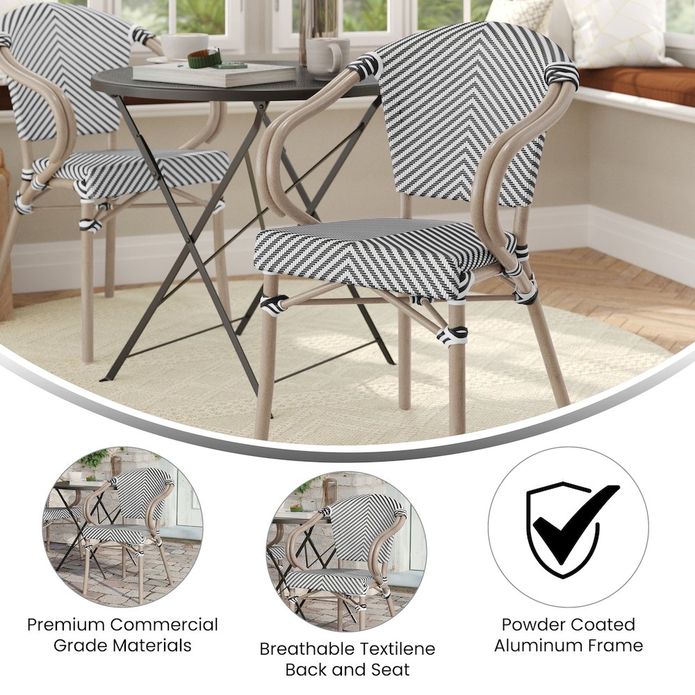 Black & White/Light Natural Frame