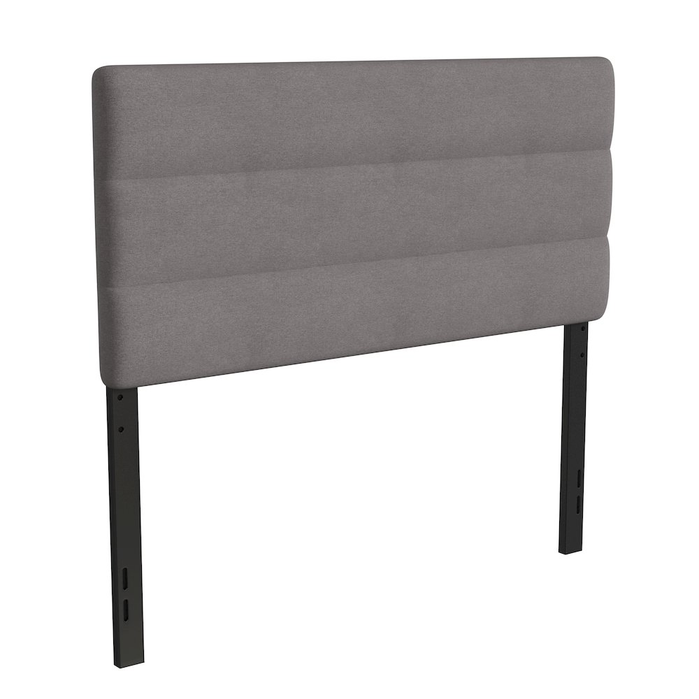 Full Channel Stitched Fabric Upholstered Headboard