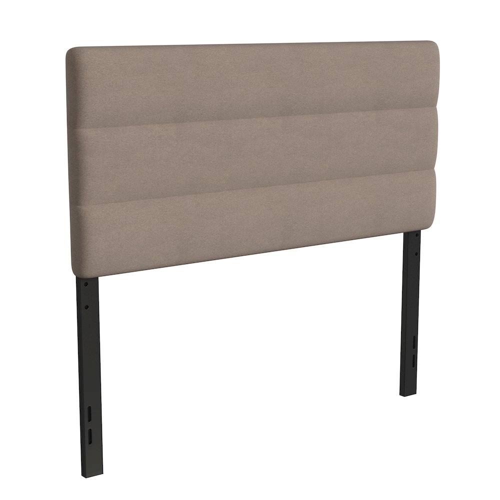 Full Channel Stitched Fabric Upholstered Headboard