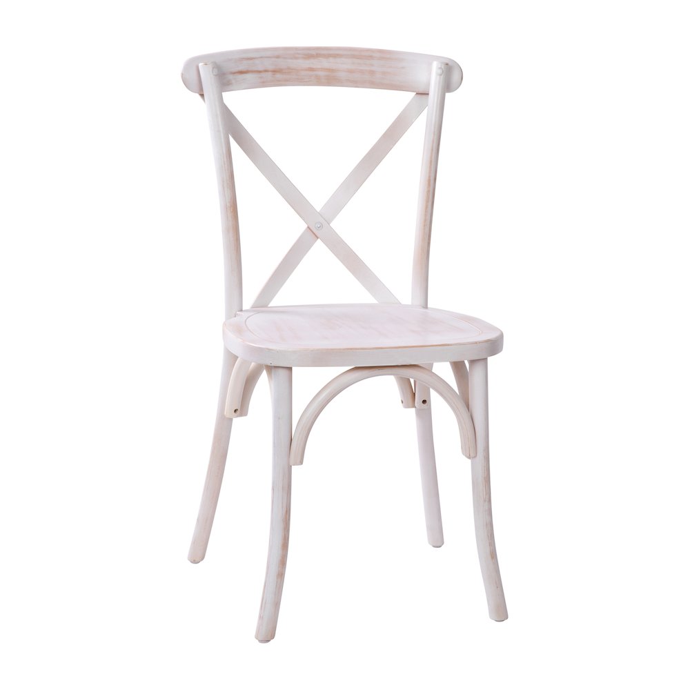 Lime Wash X-Back Chair