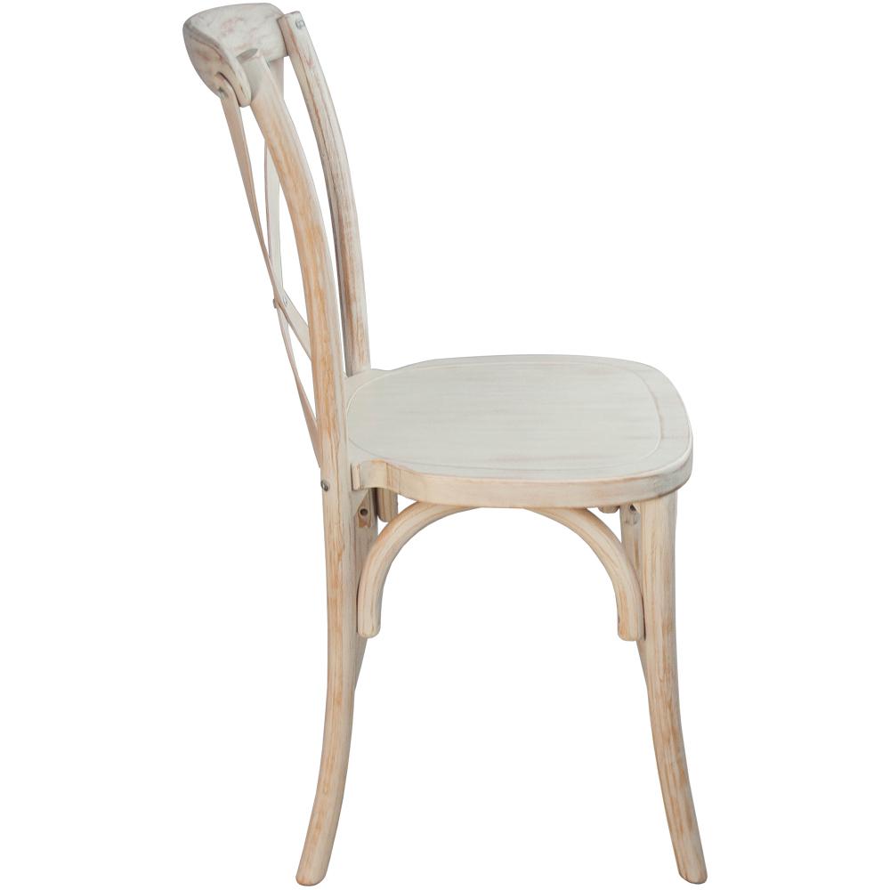 Lime Wash X-Back Chair