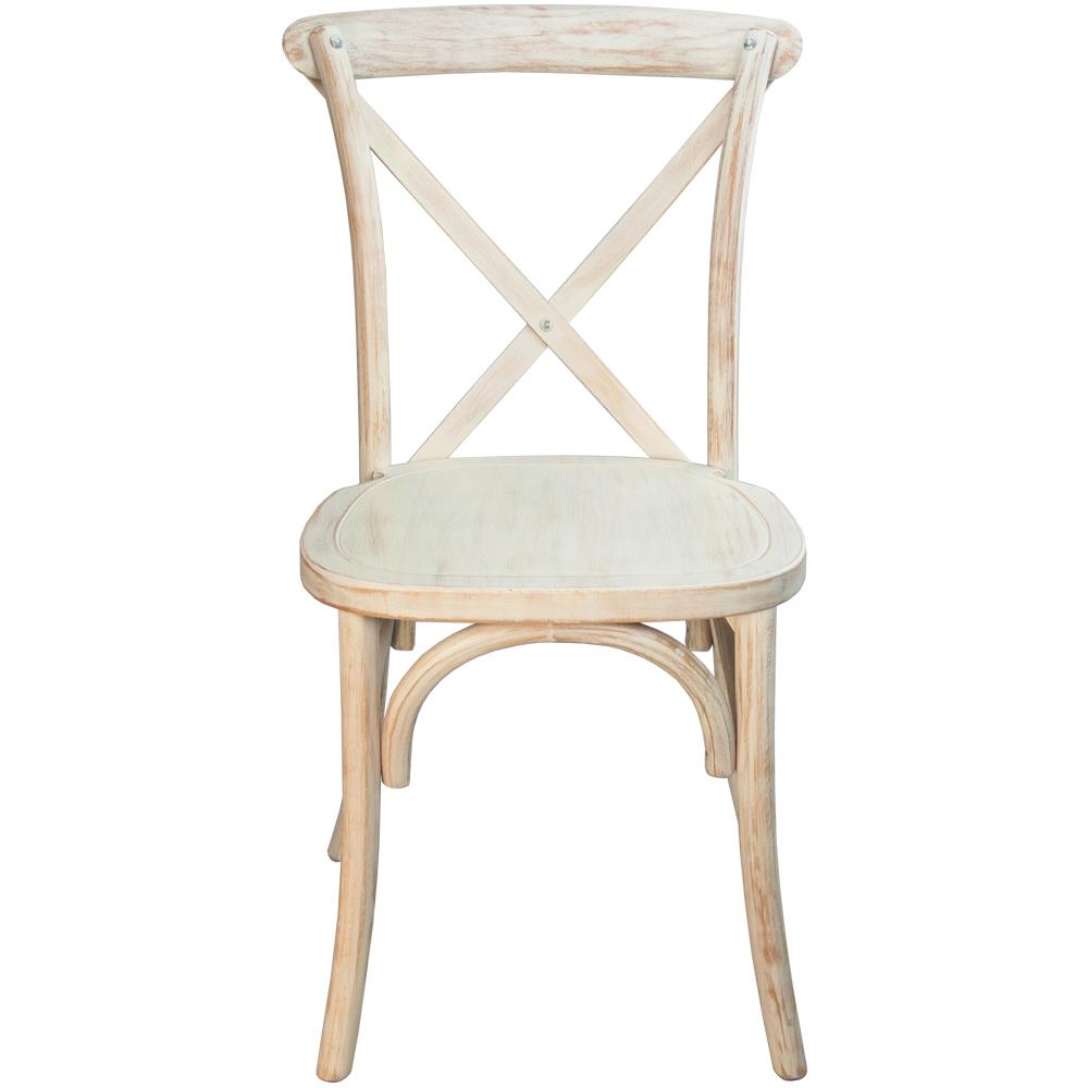 Lime Wash X-Back Chair