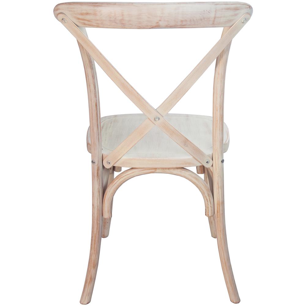 Lime Wash X-Back Chair