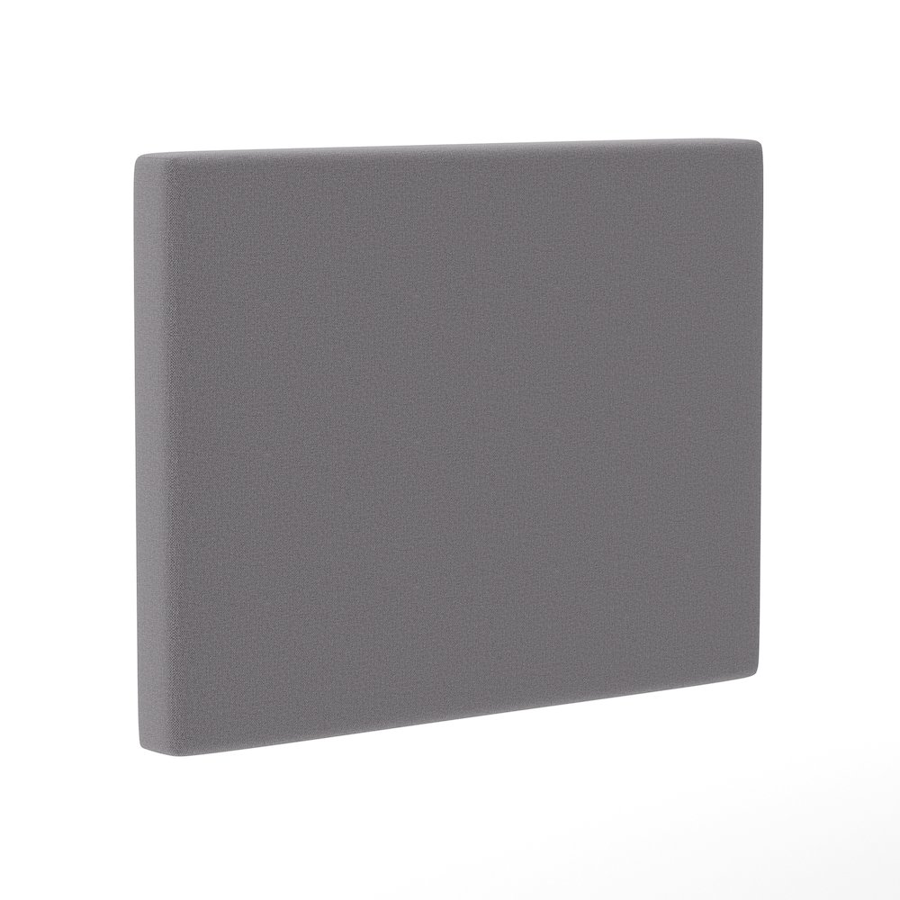 Upholstered Twin Headboard with Two Power Outlets