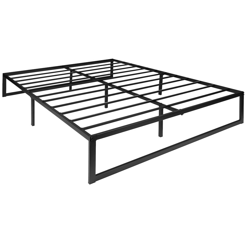 14 in Metal Platform Bed Frame – (Queen)