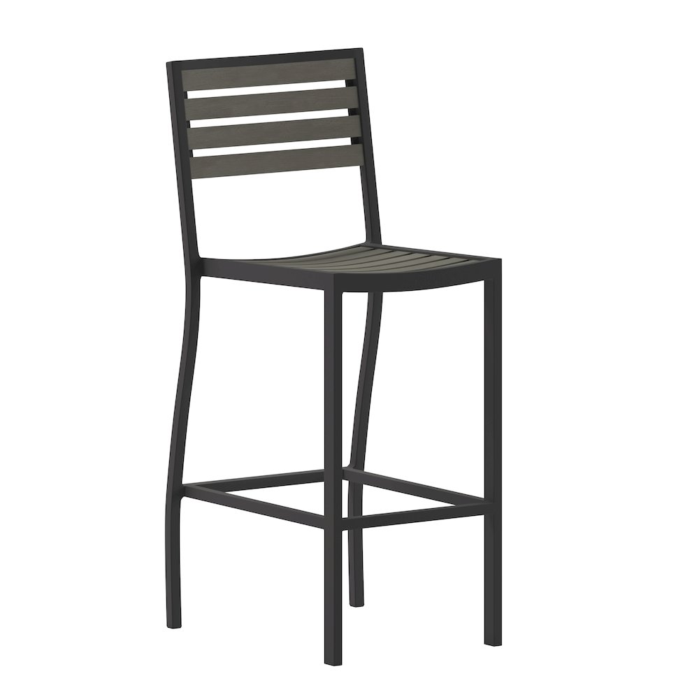 Contemporary All-Weather Patio Bar Stool