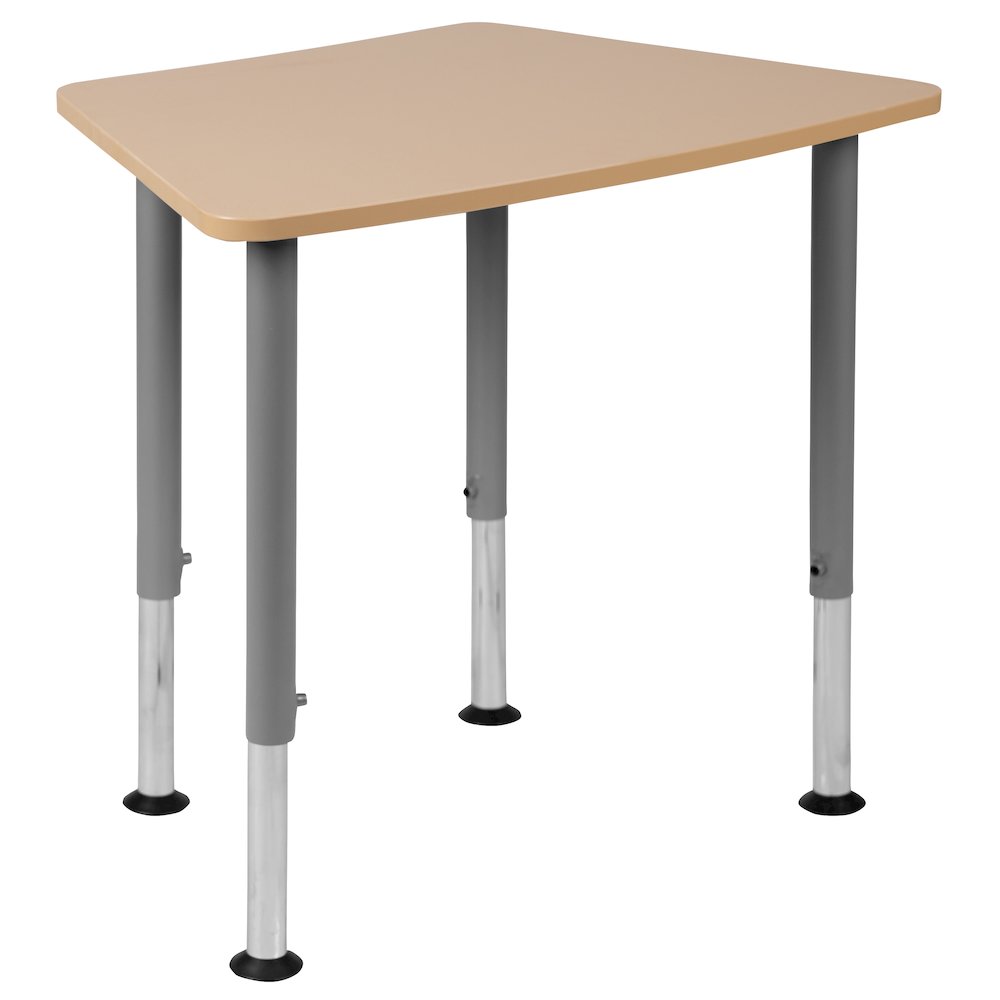 Hex Natural Collaborative Student Desk (from 22.3″ to 34″) – Home and Classroom