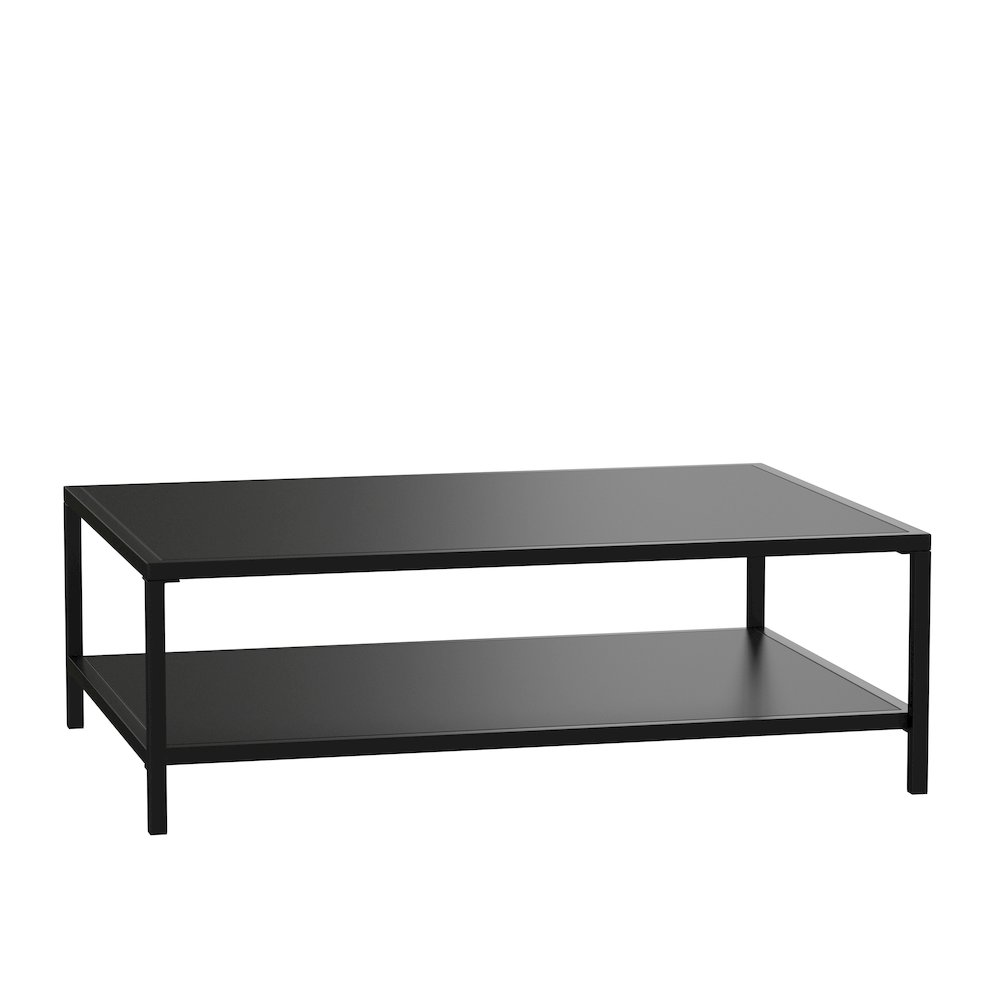 2 Tier Patio Coffee Table Black Coffee Table