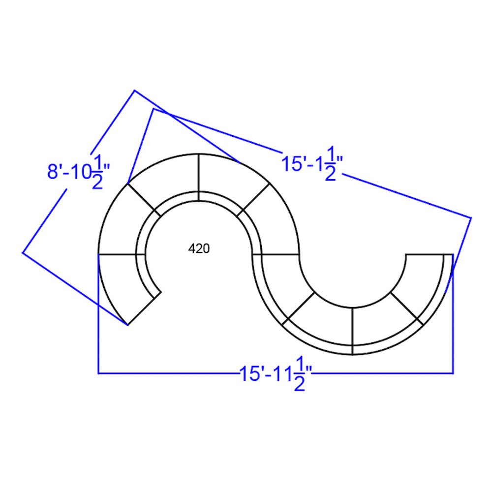 Alon Melrose White LeatherSoft Reception Configuration