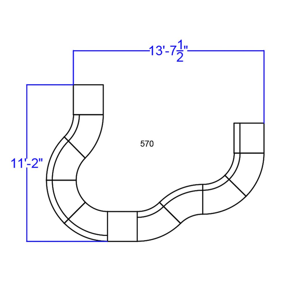 Alon Black LeatherSoft Reception Configuration
