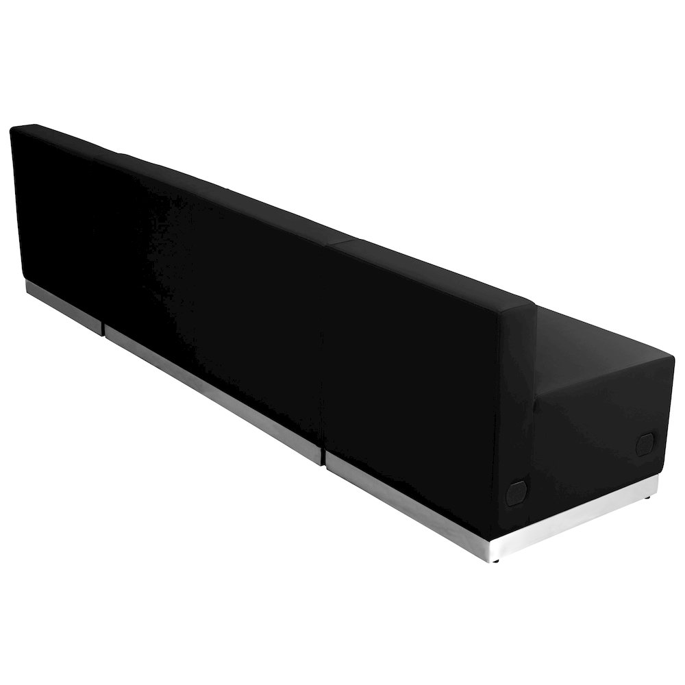 Alon Black LeatherSoft Reception Configuration