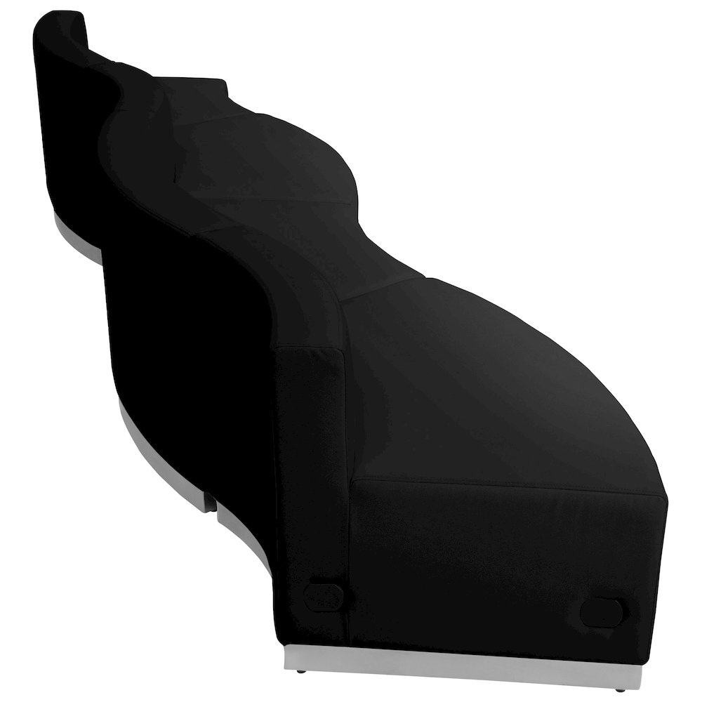 Alon Black LeatherSoft Reception Configuration