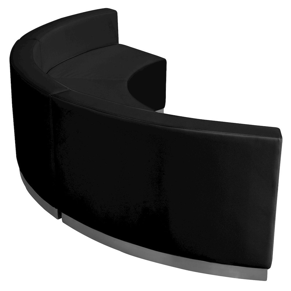 Alon Black LeatherSoft Reception Configuration