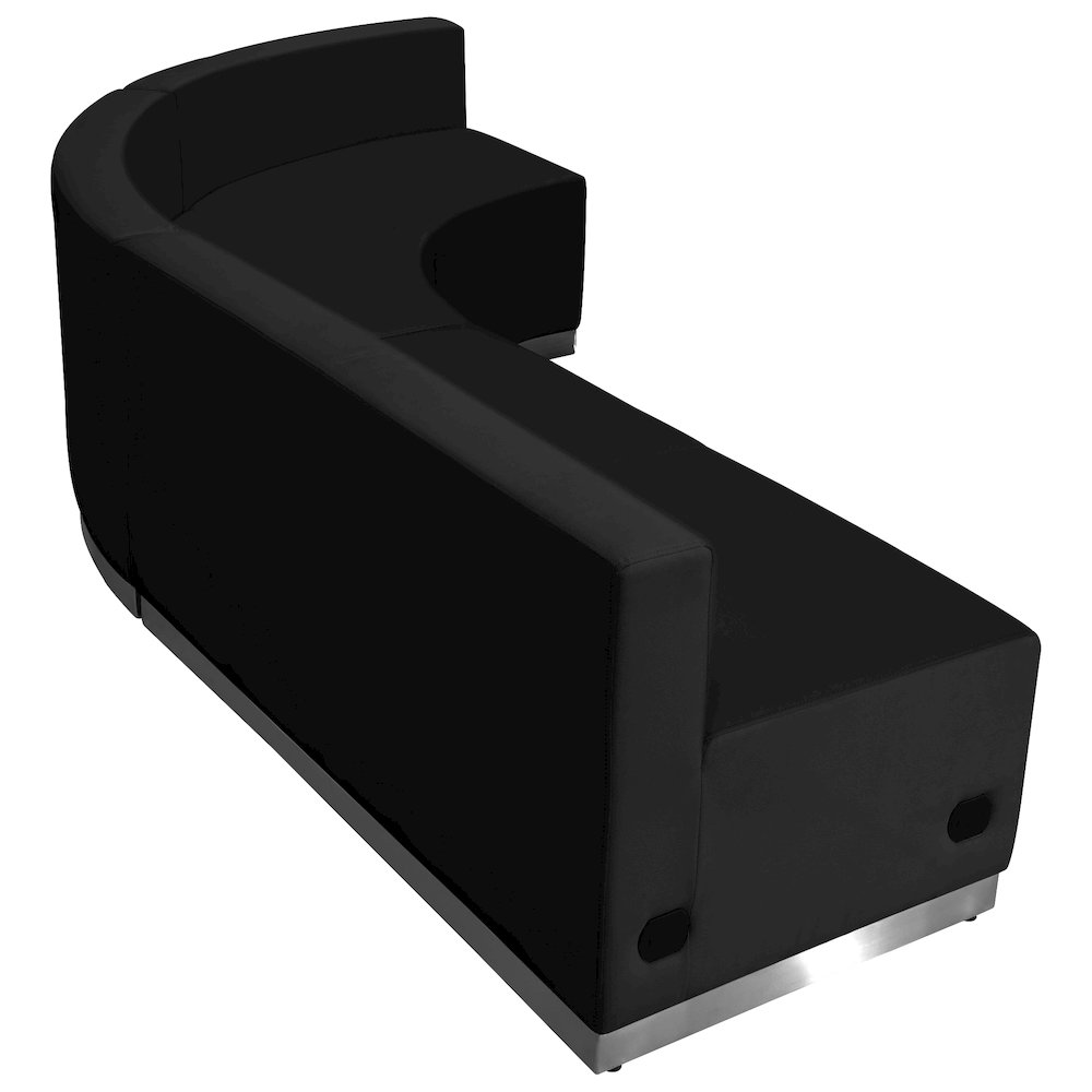 Alon Black LeatherSoft Reception Configuration