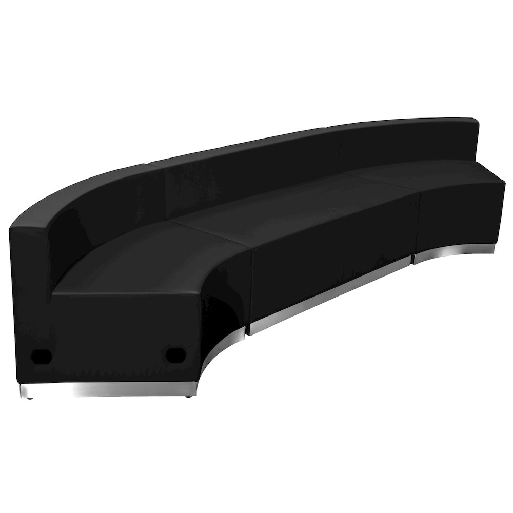 Alon Black LeatherSoft Reception Configuration