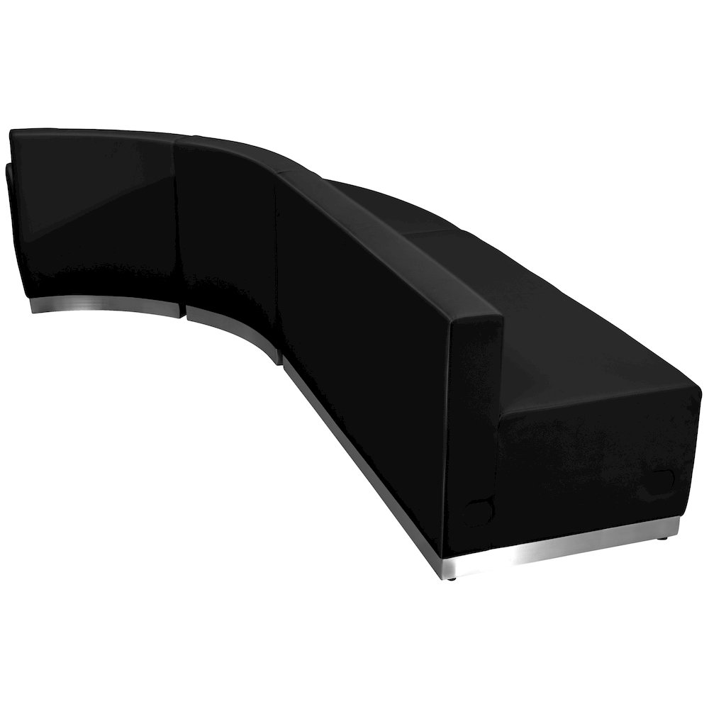 Alon Black LeatherSoft Reception Configuration