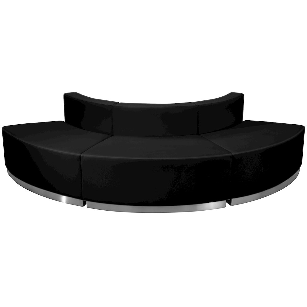 Alon Black LeatherSoft Reception Configuration