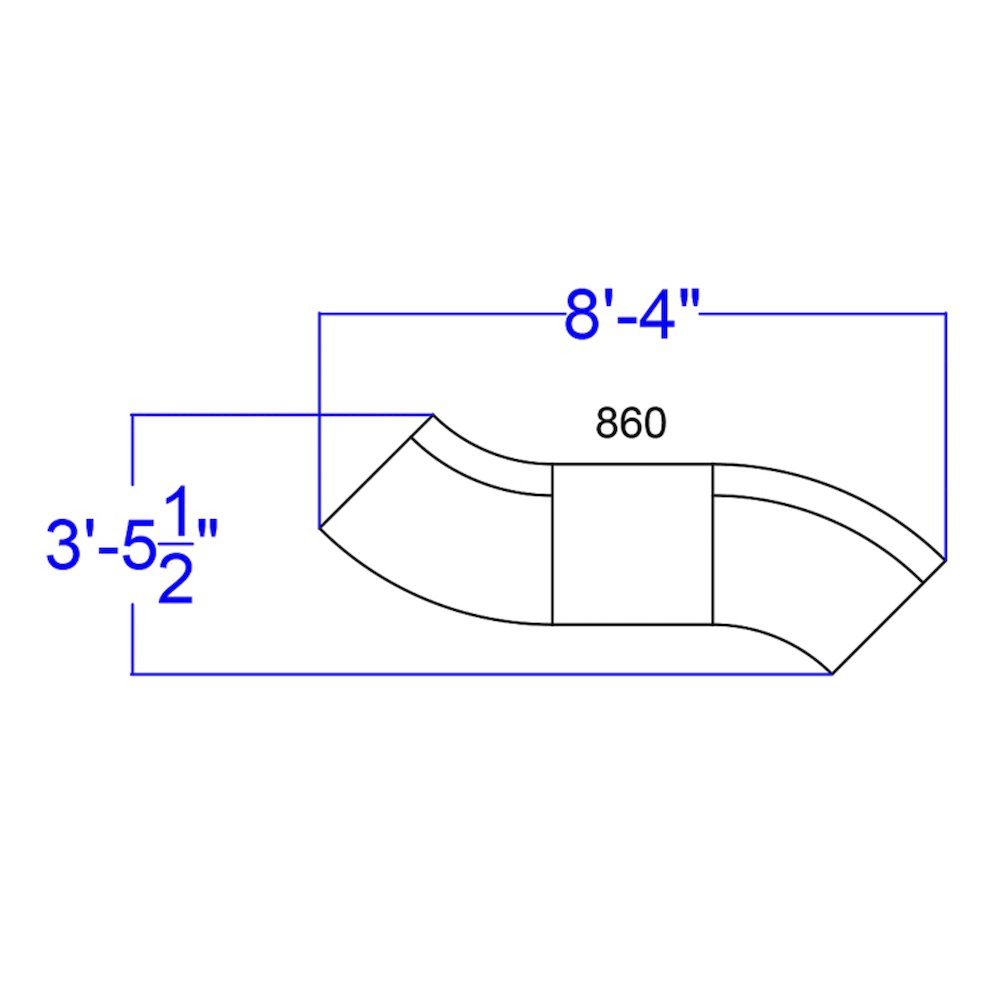 Alon Black LeatherSoft Reception Configuration