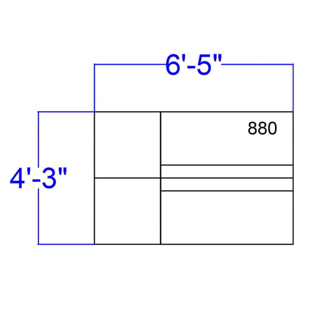 Alon Melrose White LeatherSoft Reception Configuration