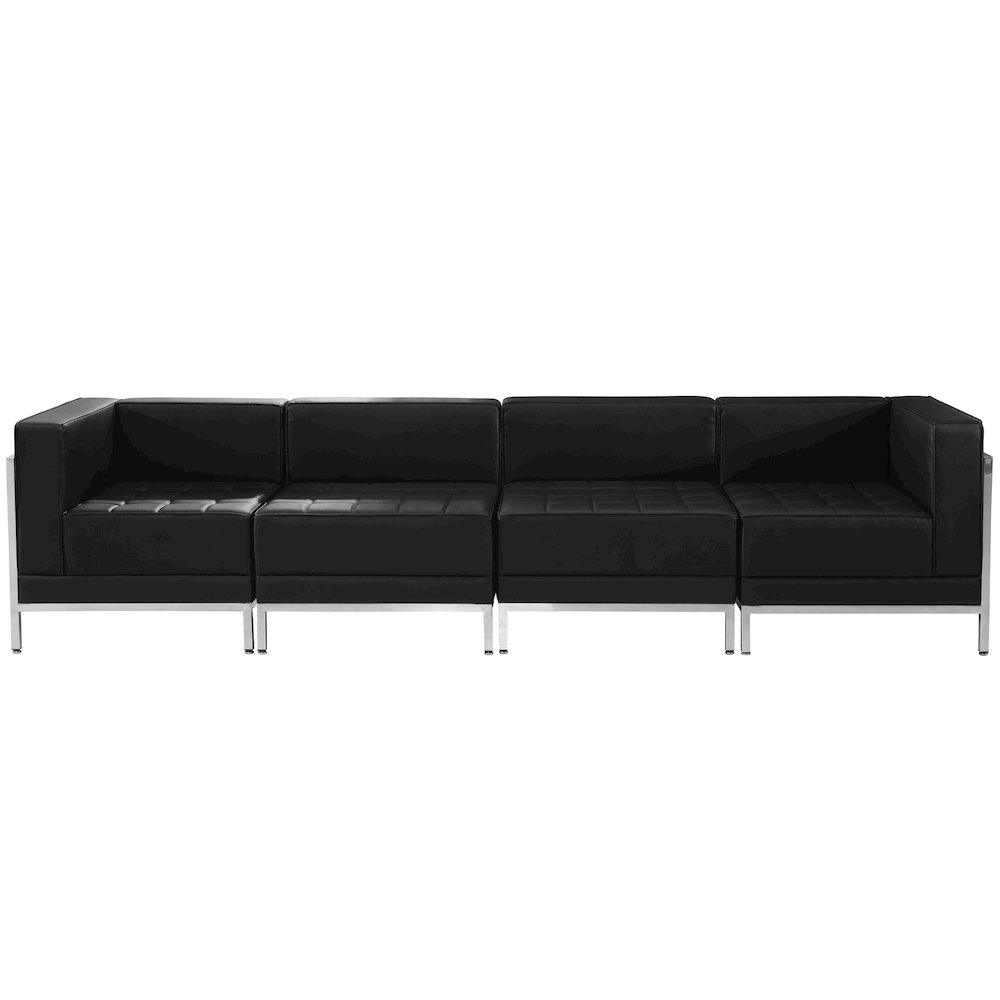 Imagination Black LeatherSoft 4 Piece Lounge Set