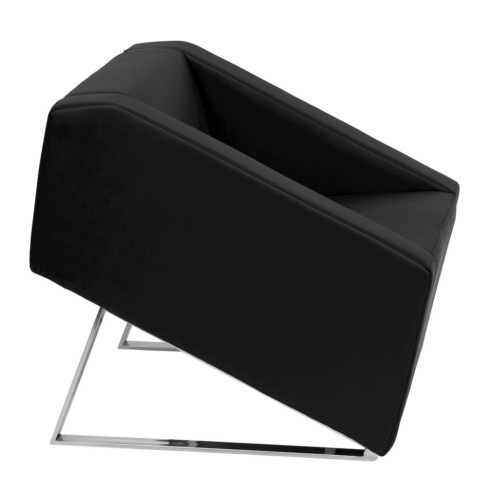Smart Black LeatherSoft Lounge Chair