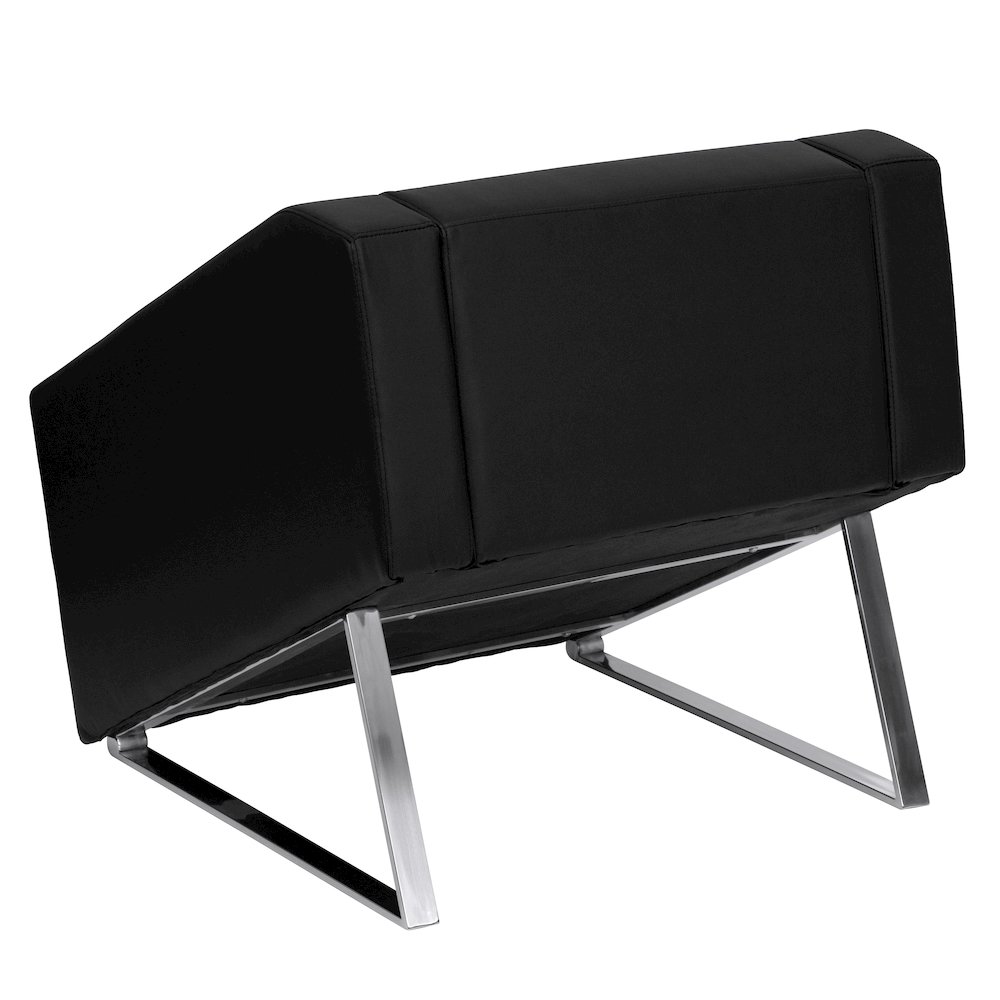 Smart Black LeatherSoft Lounge Chair