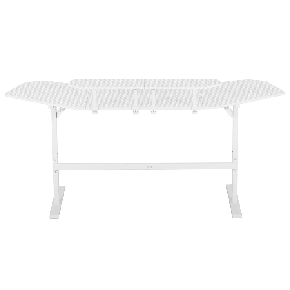 Gaming Desk with Shelves & Accessory Holder