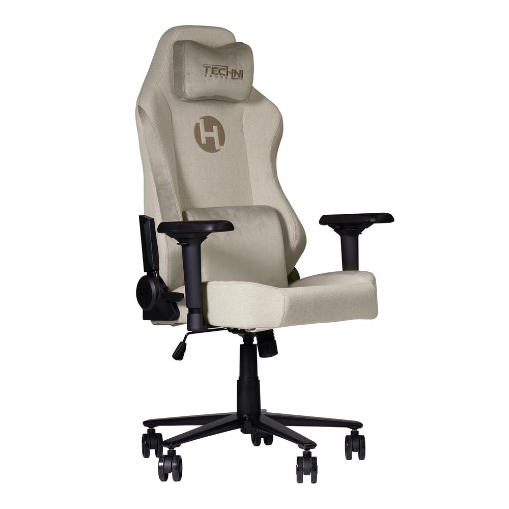 Techni Sport Fabric Gaming Chair – Beige