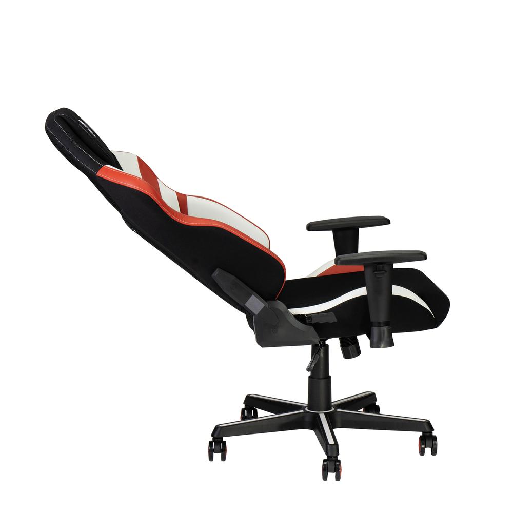 Techni Sport Echo Gaming Chair – Black with Red & White
