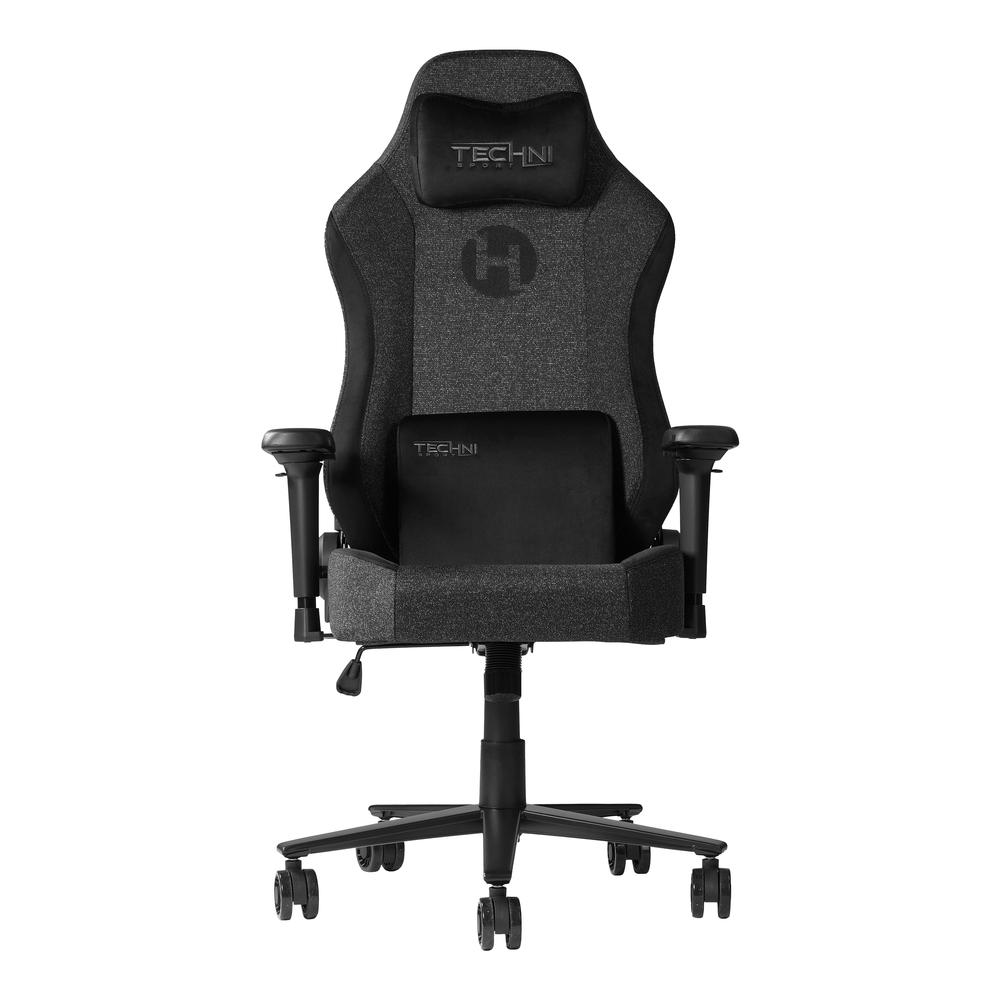 Techni Sport Fabric Gaming Chair – Black