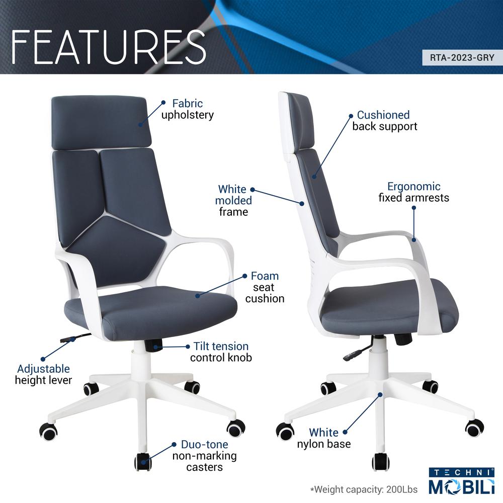 Techni Mobili Modern Studio Office Chair