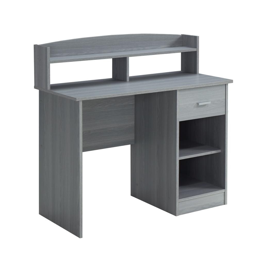 Techni Mobili Modern Office Desk with Hutch