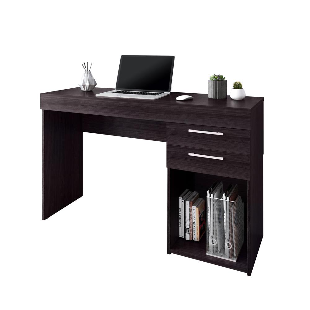 Techni Mobili Home Office White Workstation with Storage
