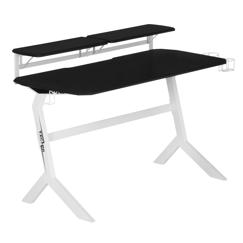 Techni Sport White Stryker Gaming Desk
