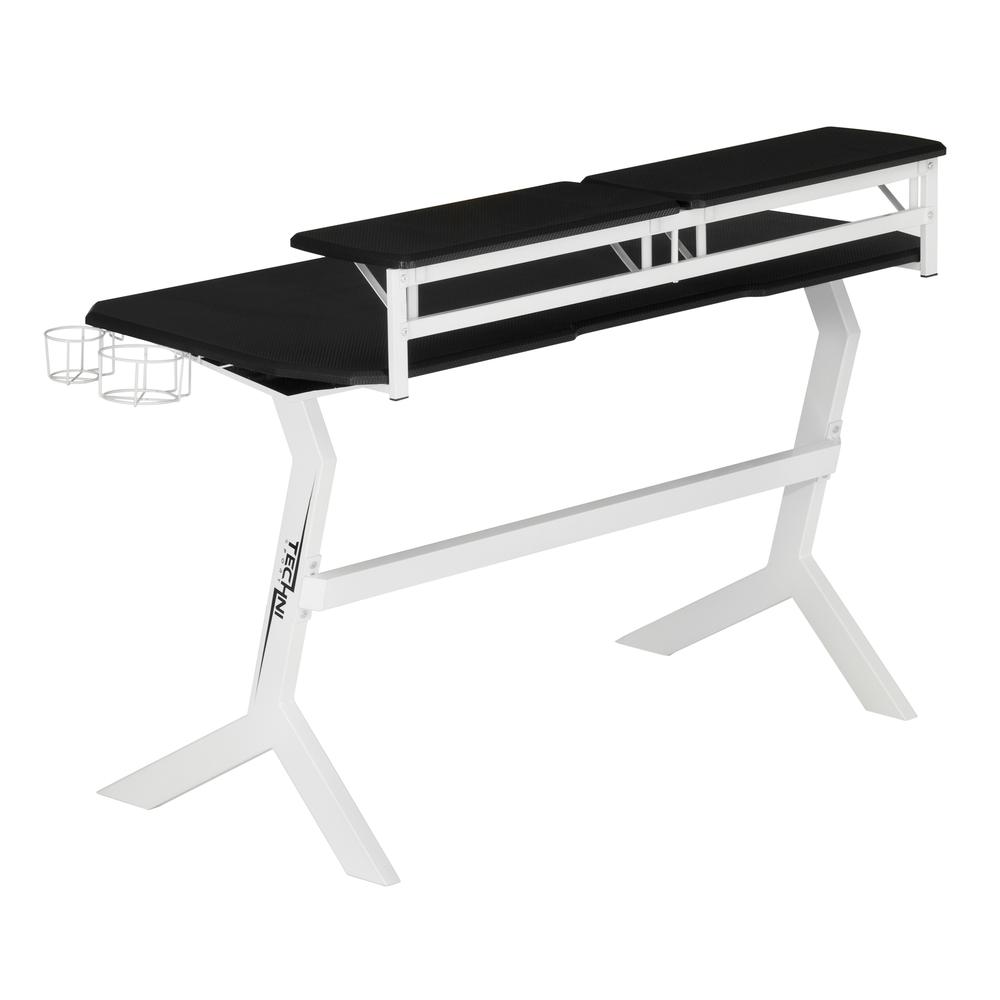 Techni Sport White Stryker Gaming Desk