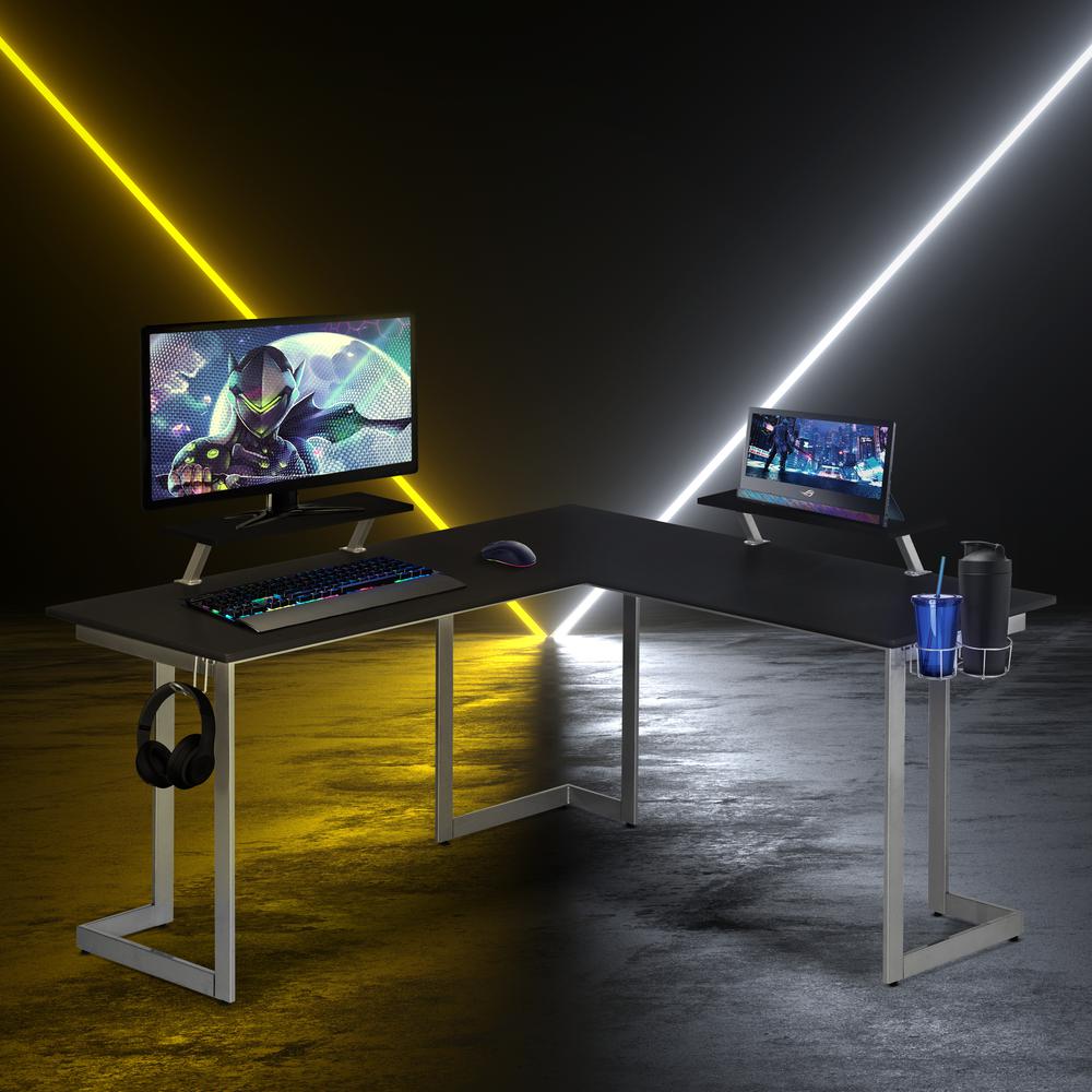 Techni Sport Warrior L-Shaped Gaming Desk