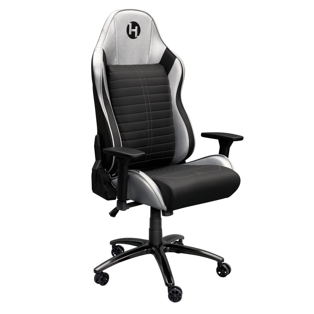 Ergonomic Racing Style Gaming  Chair – Silver