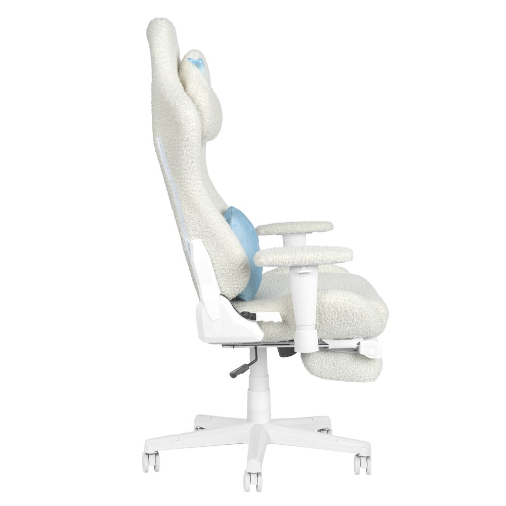 White Bunny Gaming Chair with Footrest