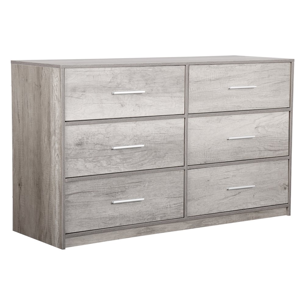 6-Drawer Dresser with Large Fabric Drawers