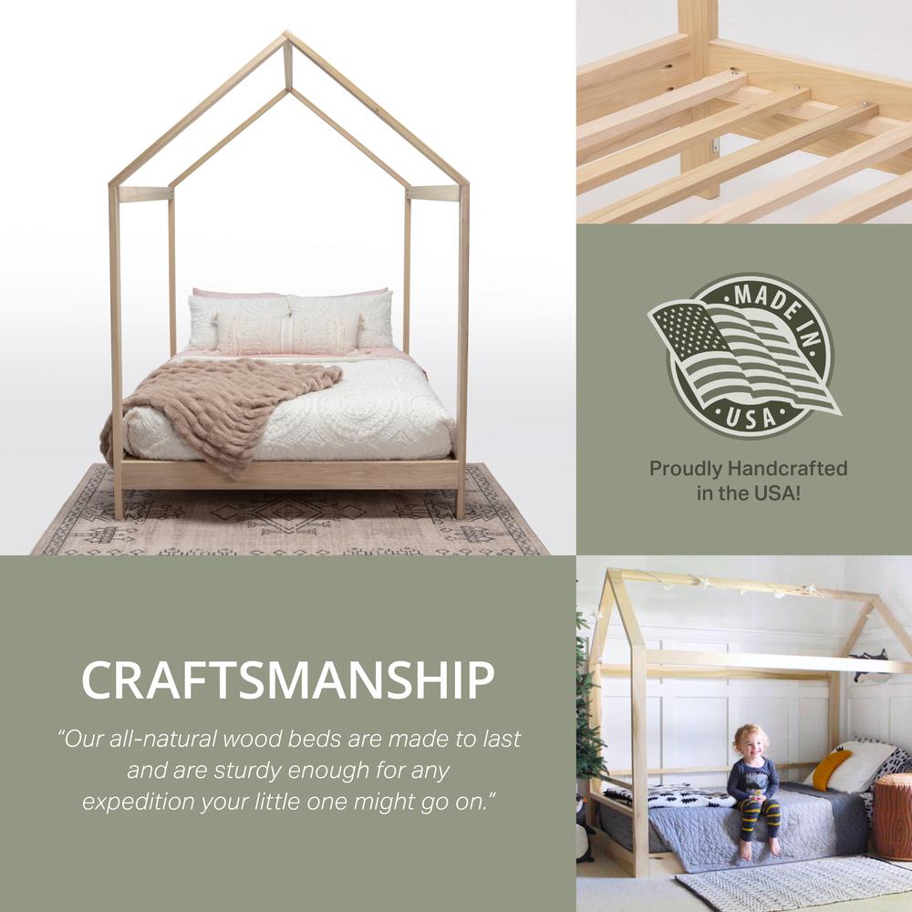 American Furniture Classics Queen Size House Bed with Raised Base