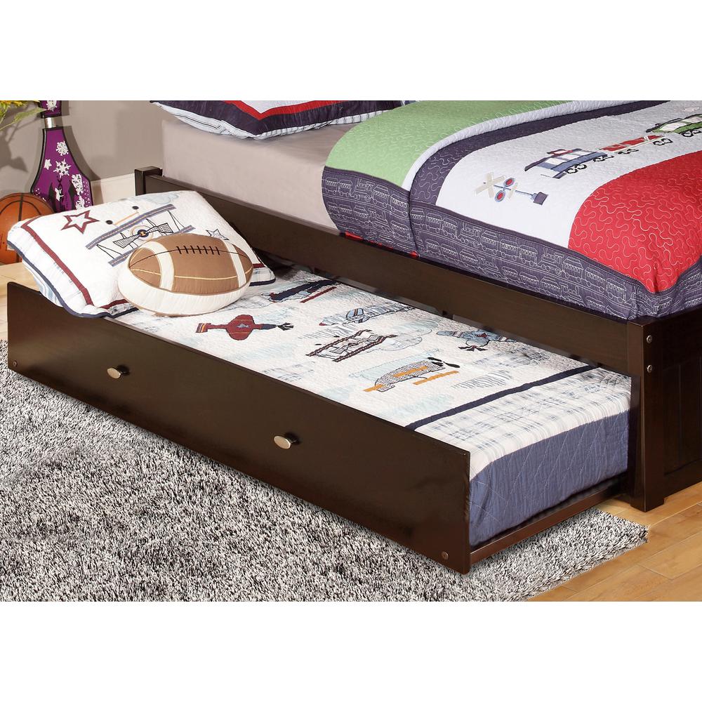 Mission Staircase Twin over Twin Bunk Bed with Four Drawer Chest