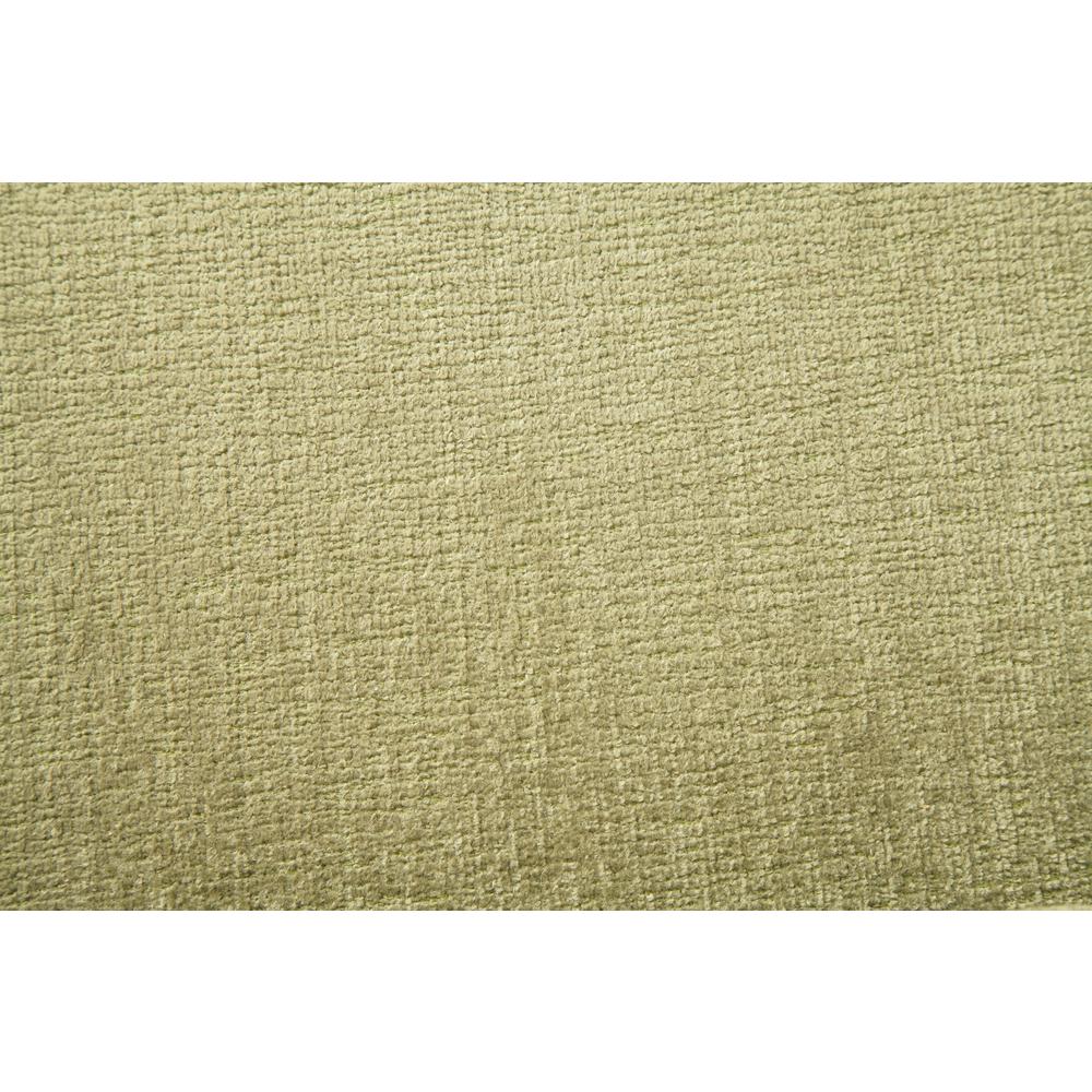 Urban Square Arm Green Sofa with Eight Throw Pillows