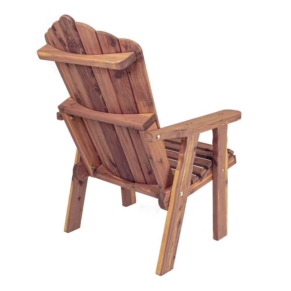 Cedar Stationary Chair W Stationary Ottoman