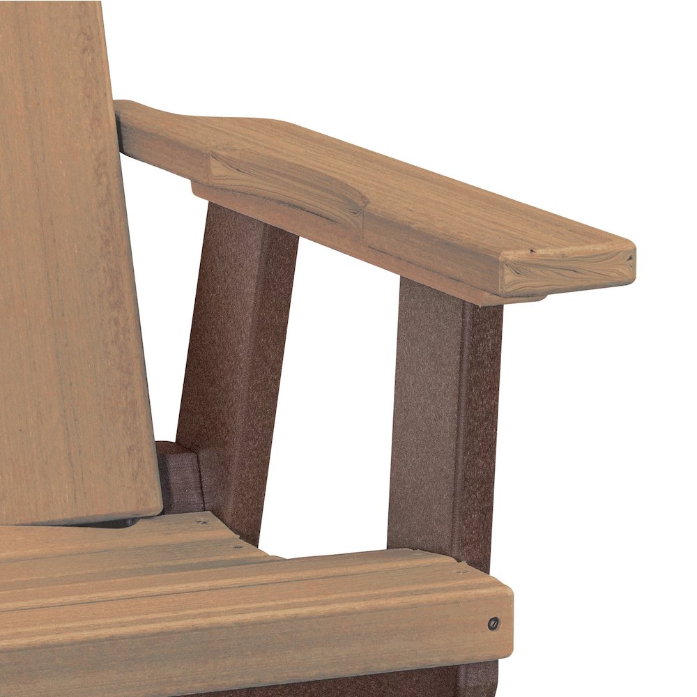 Brandon Swivel Glider in Cedar on a Tudor Brown Base